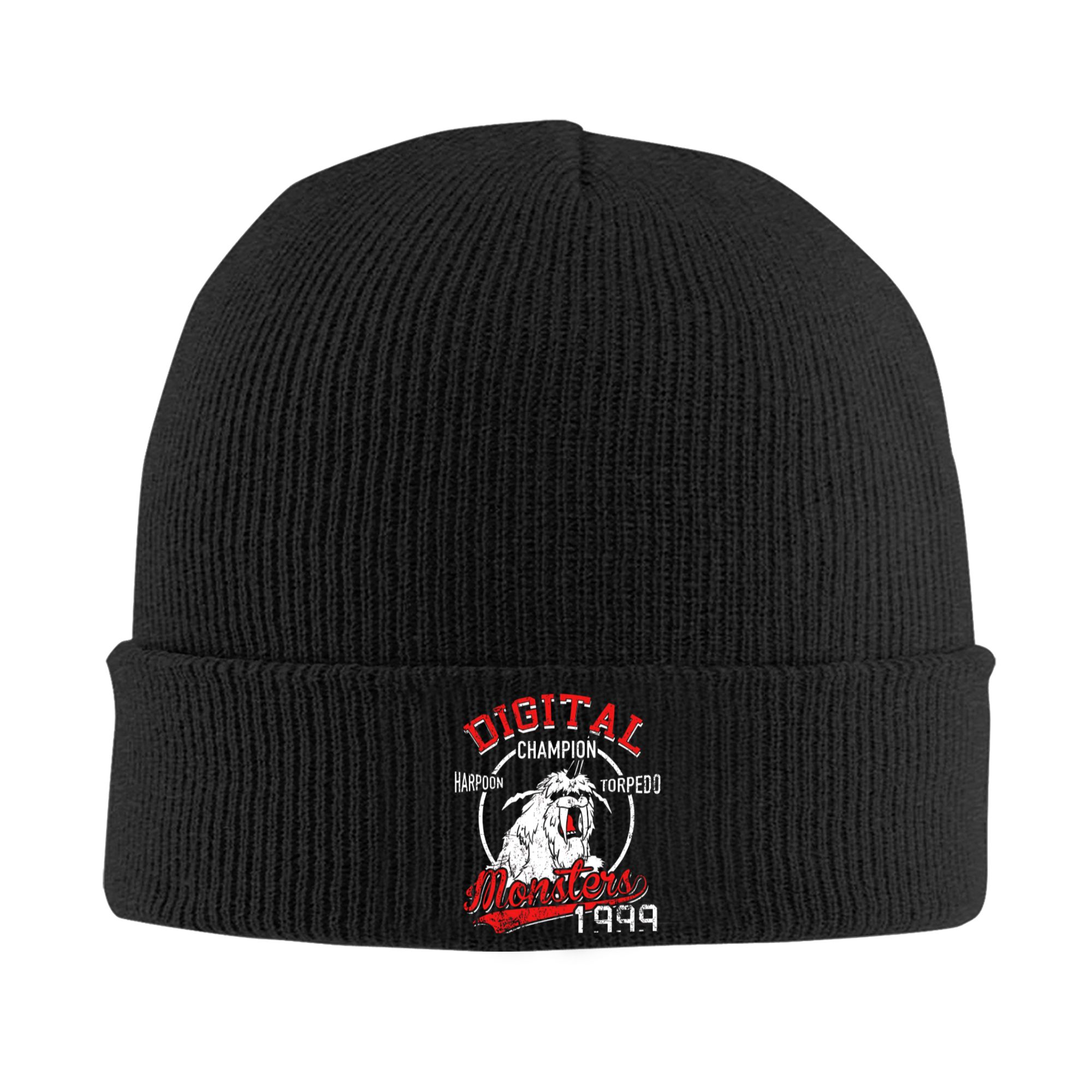 Beanie Cuffed Knit - Вязаная шапка-бини Harpon Torpedo Digital Monster