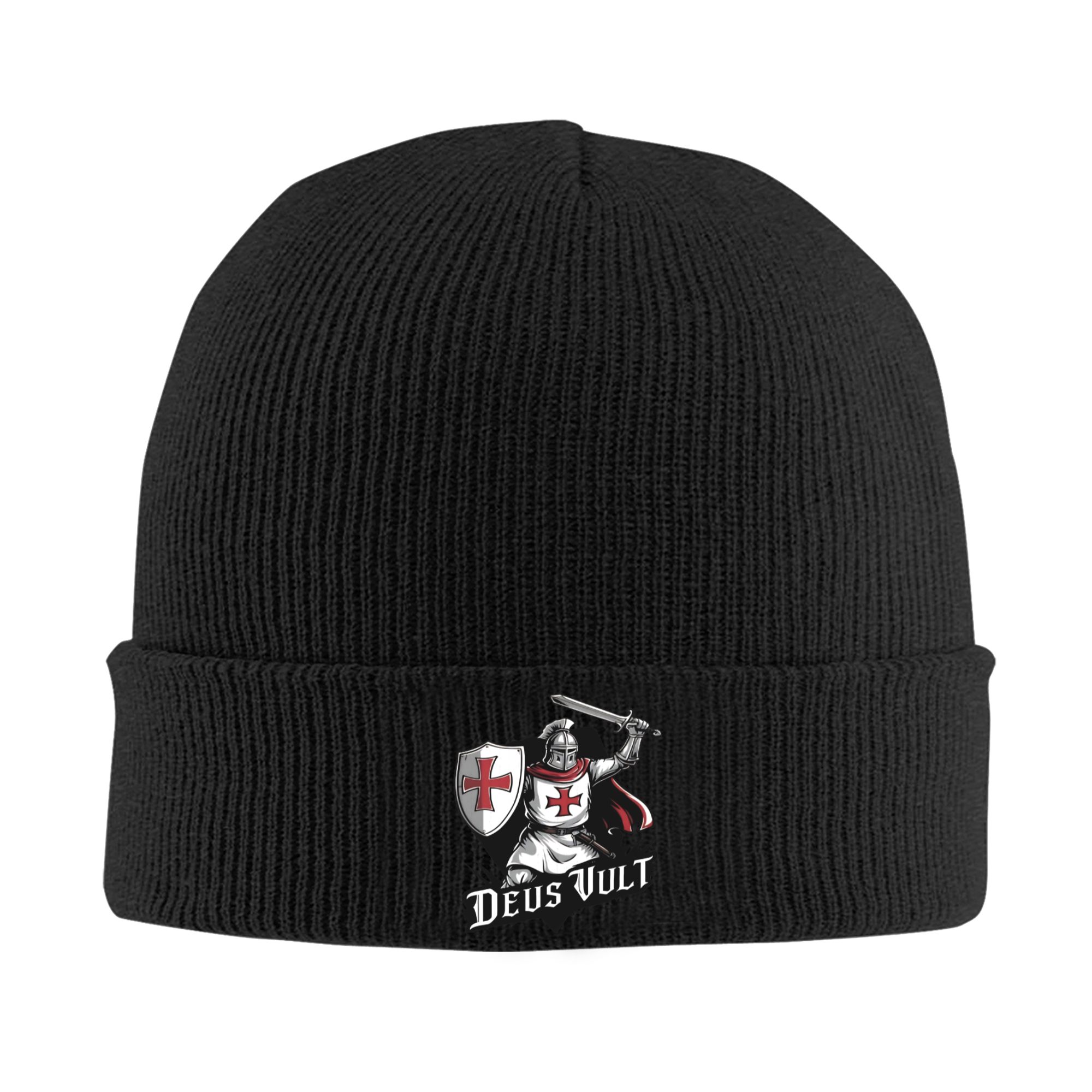 Beanie Cuffed Knit - Deus Vult - Шапка-бини с отворотом