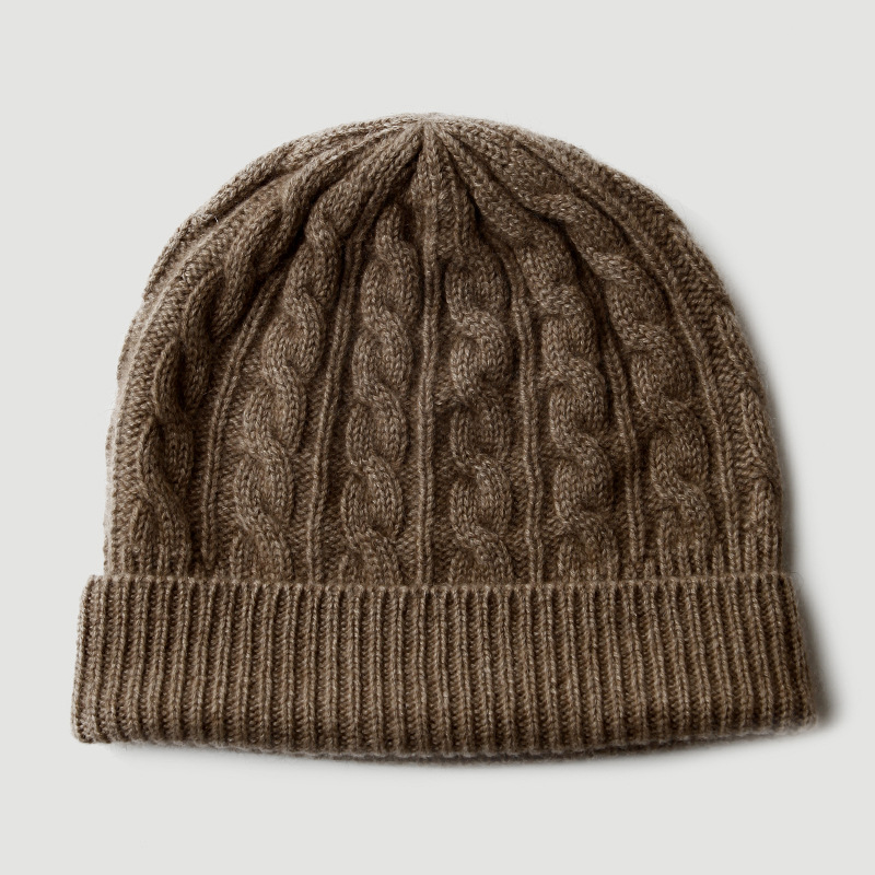 Шапка-бини из 100% чистого каш – обзор и цена Beanie Cuffed Knit