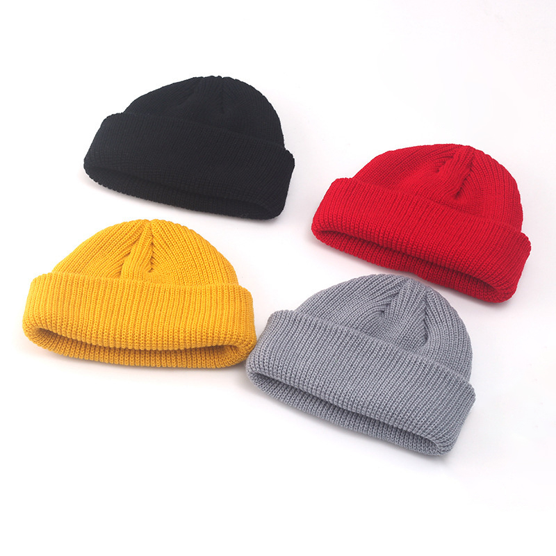 Шапка-бини унисекс, вязаная в  – обзор и цена Beanie Cuffed Knit