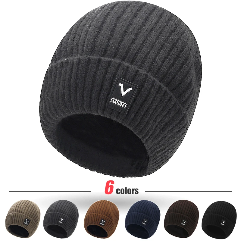 Мужская шапка с напуском, вяза – обзор и цена Beanie Cuffed Knit